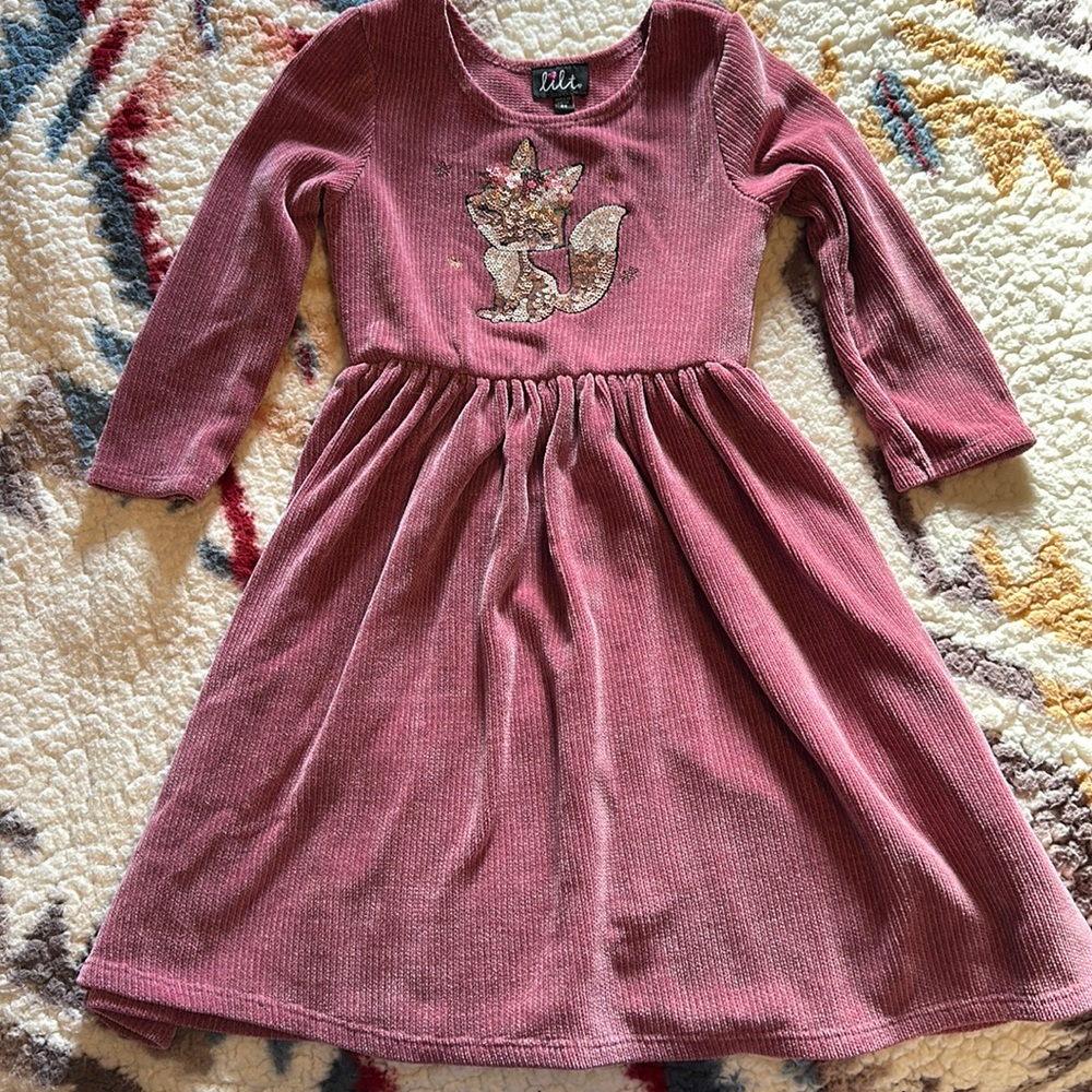 Sequin Fox Dress